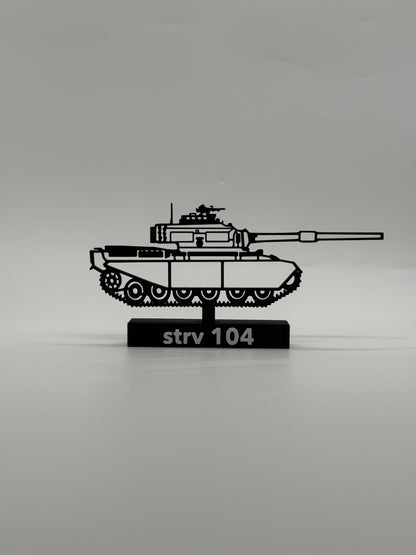 STRV 104 – Swedish Centurion MBT - 3D Printed Scale Model