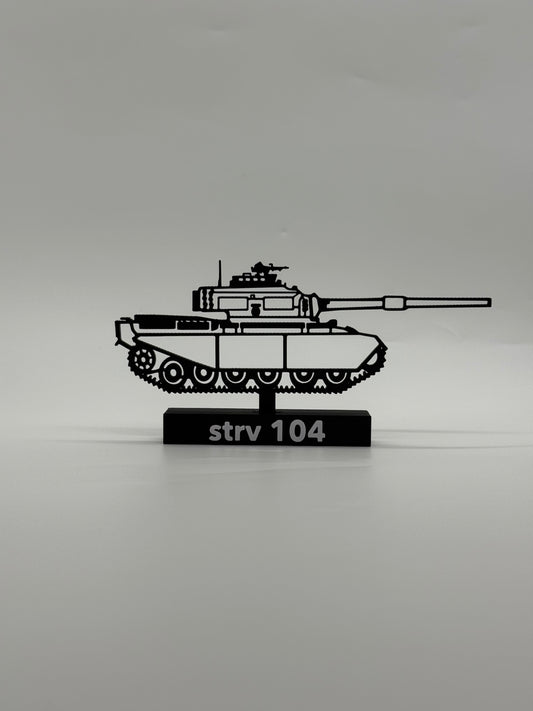 STRV 104 – Swedish Centurion MBT - 3D Printed Scale Model