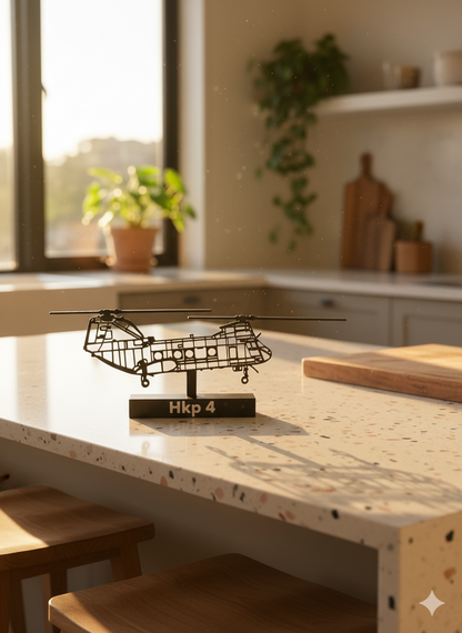 HKP 4 - Helikopter 4 – Swedish Navy & Air Force - 3D Printed Model