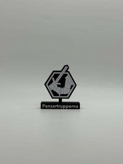 Armoured Troops Emblem – Pansartrupperna (3D Printed)