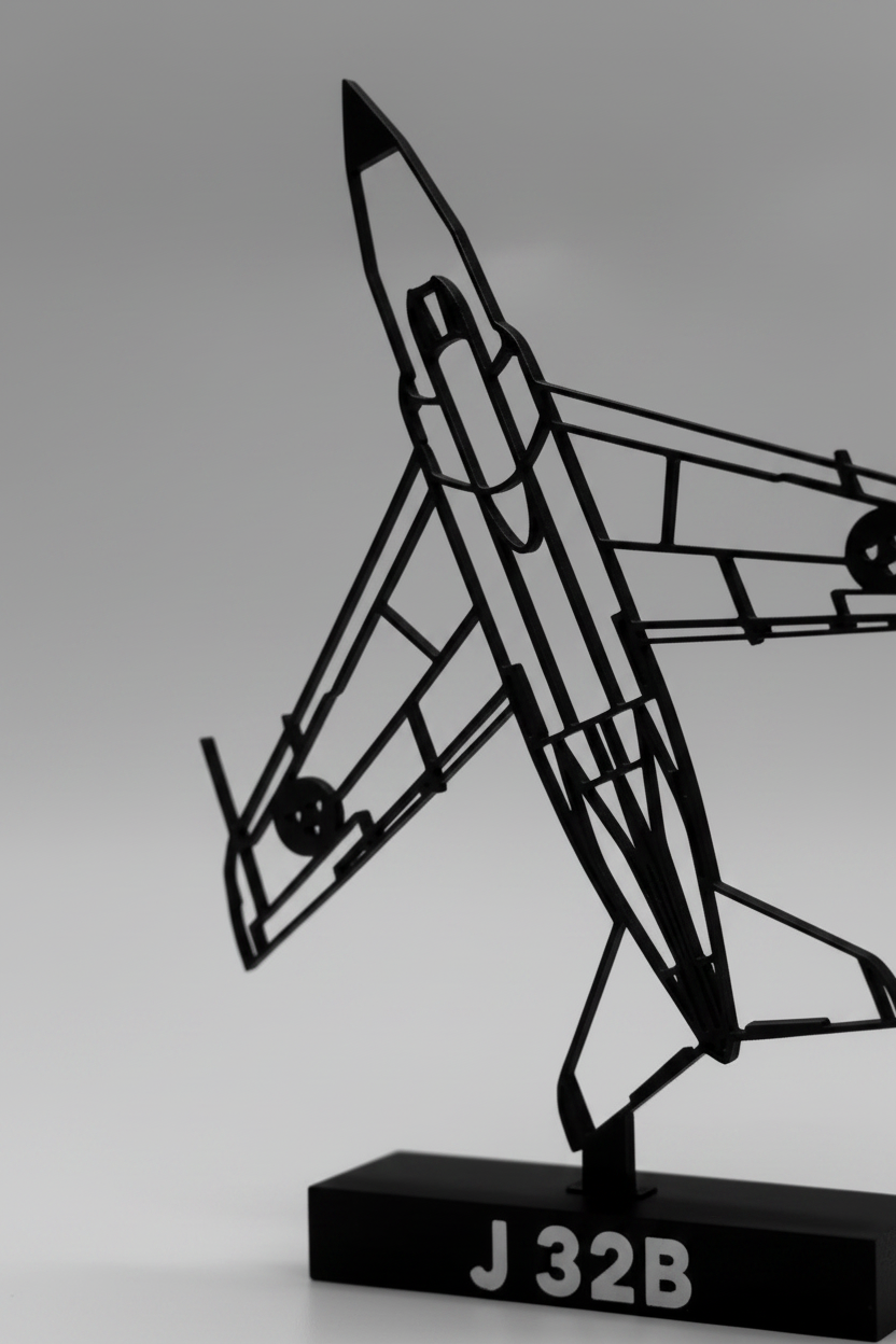 J 32B ”LANSEN” - 3D Printed Decoration Model
