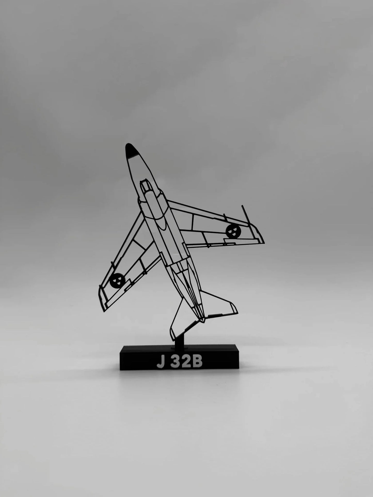 J 32B Lansen 3D printed scale model