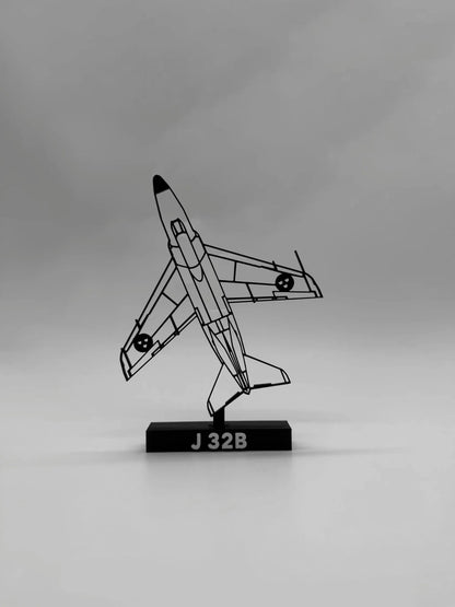 J 32B Lansen 3D printed scale model