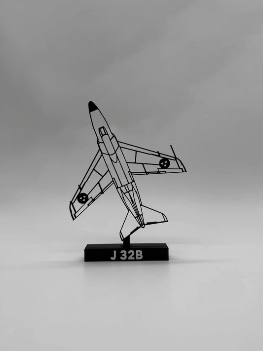 J 32B Lansen 3D printed scale model