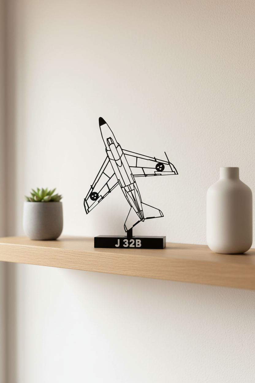 J 32B ”LANSEN” - 3D Printed Decoration Model