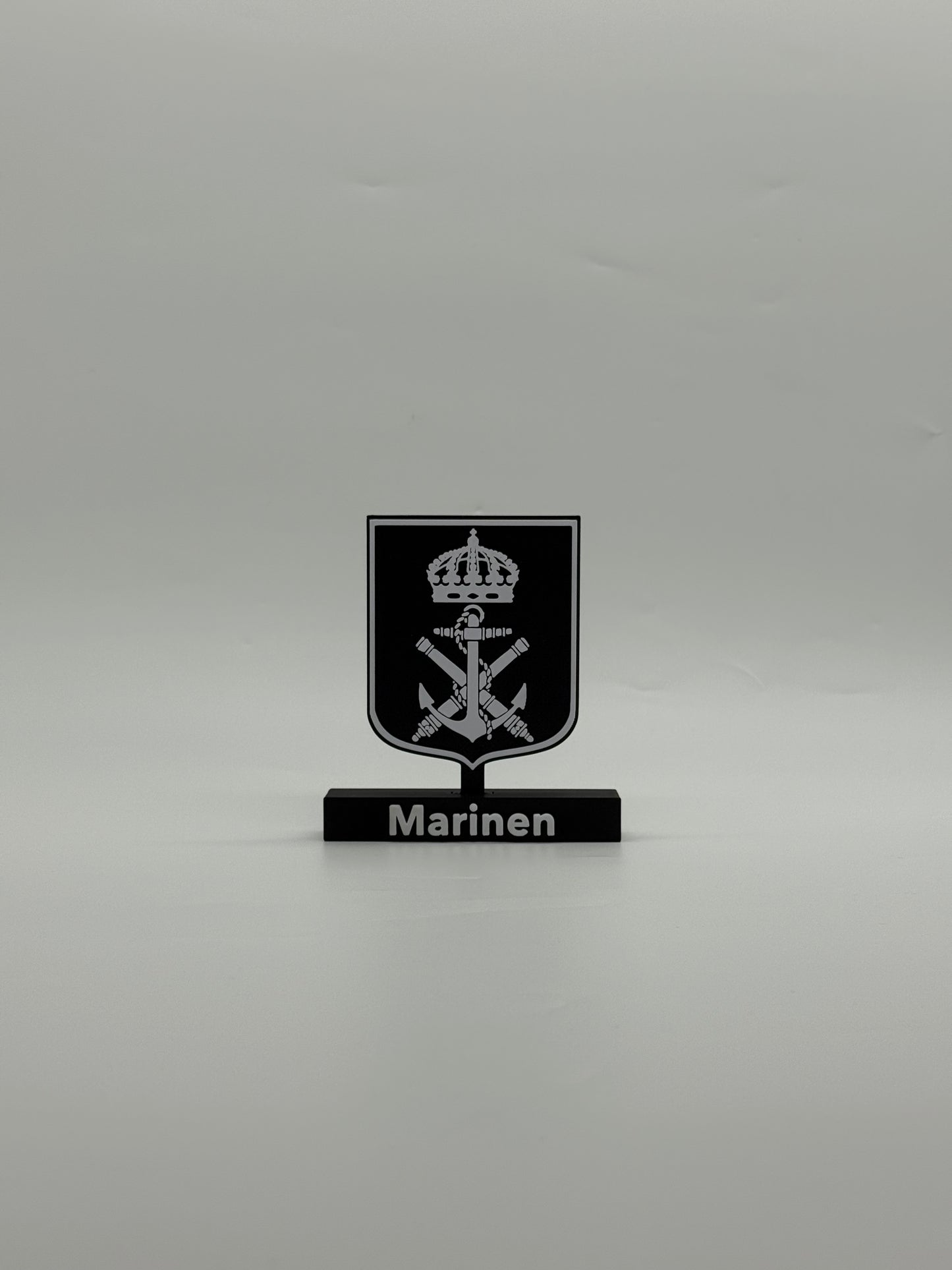 Swedish Navy Emblem – 3D Printed (Marinen)