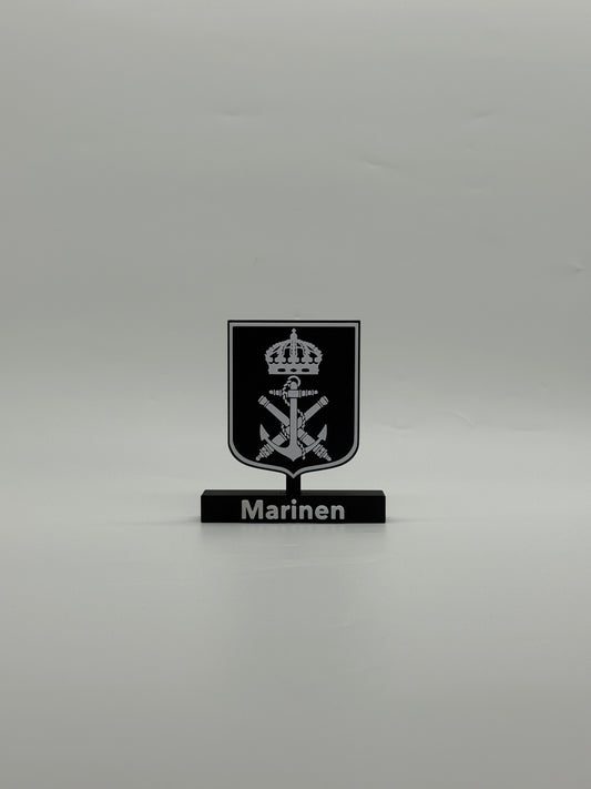 Swedish Navy Emblem – 3D Printed (Marinen)