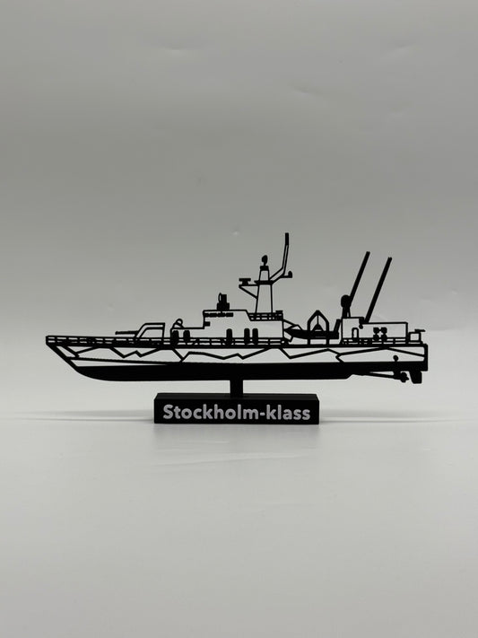 Stockholm Class Corvette – Swedish Navy Warship 3D Printed Model