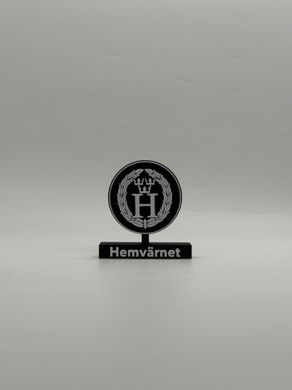 Hemvärnet Emblem – Home Guard (National Security Forces) (3D Printed)