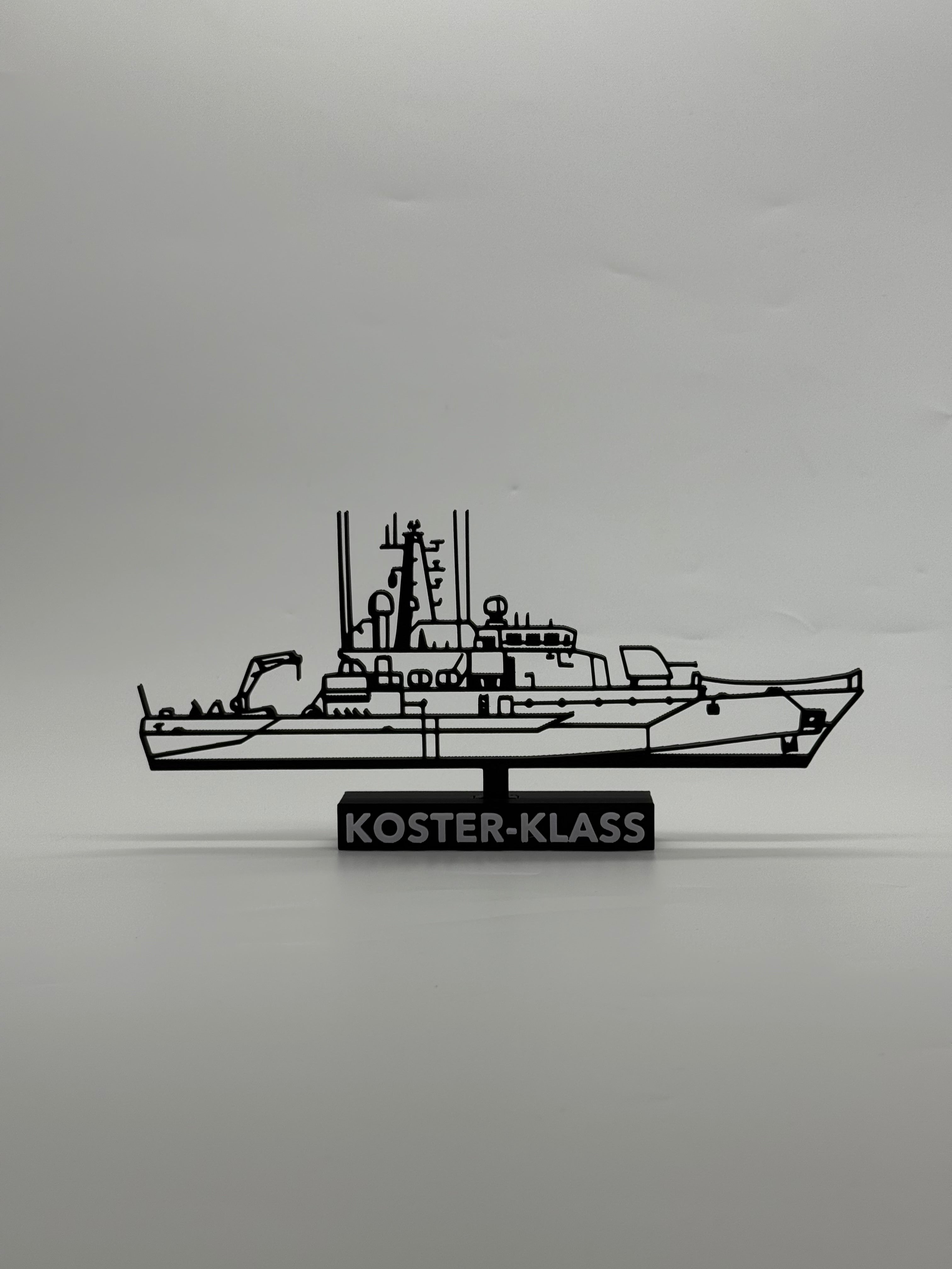 Koster Class Koster Class Minesweeper – Swedish Navy - 3D Printed Scale Model ...
