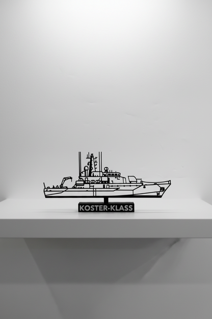 Koster Class Minesweeper – Swedish Navy - 3D Printed Scale Model