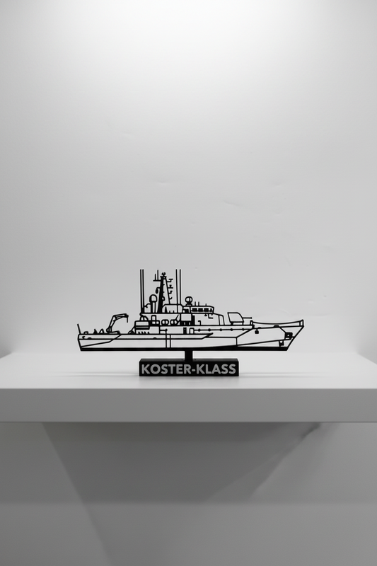 Koster Class Minesweeper – Swedish Navy - 3D Printed Scale Model