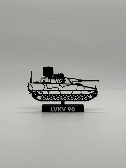 LVKV 90 – Luftvärnskanonvagn 90 (Swedish AA Gun) — 3D Printed Model