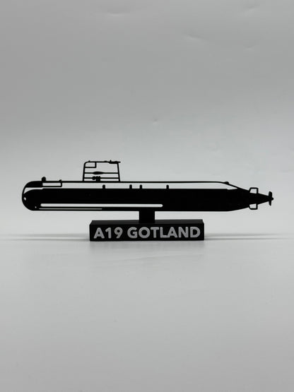 A19 GOTLAND - 3D Printed Scale Model
