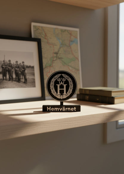 Hemvärnet Emblem – Home Guard (National Security Forces) (3D Printed)