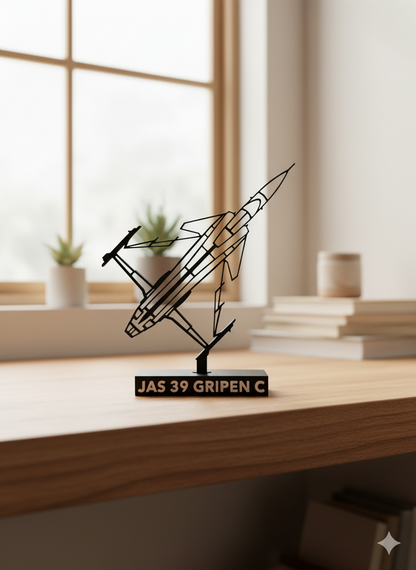 JAS 39 Gripen C - 3D Printed Scale Model