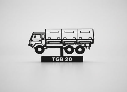TGB 20 - Terrängbil 20 - 3D Printed Scale Model