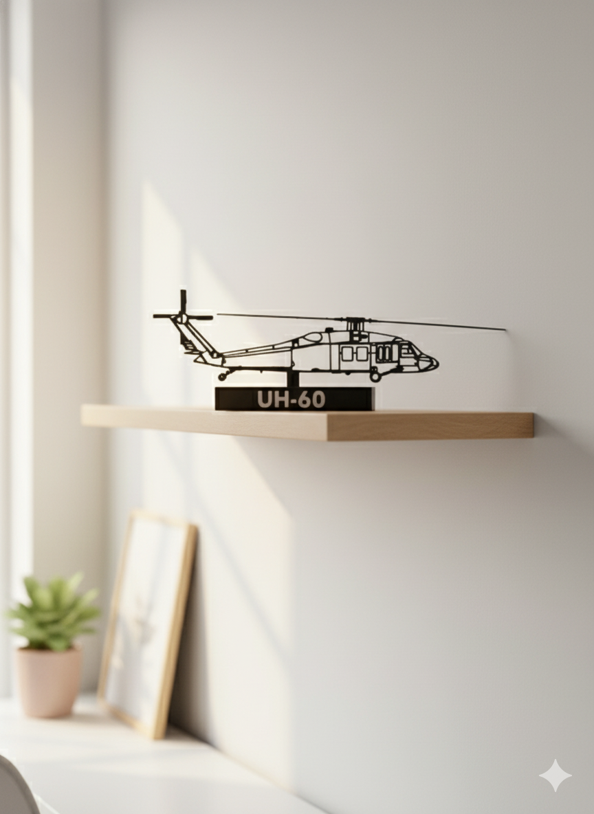 UH-60 Black Hawk - 3D Printed Scale Model