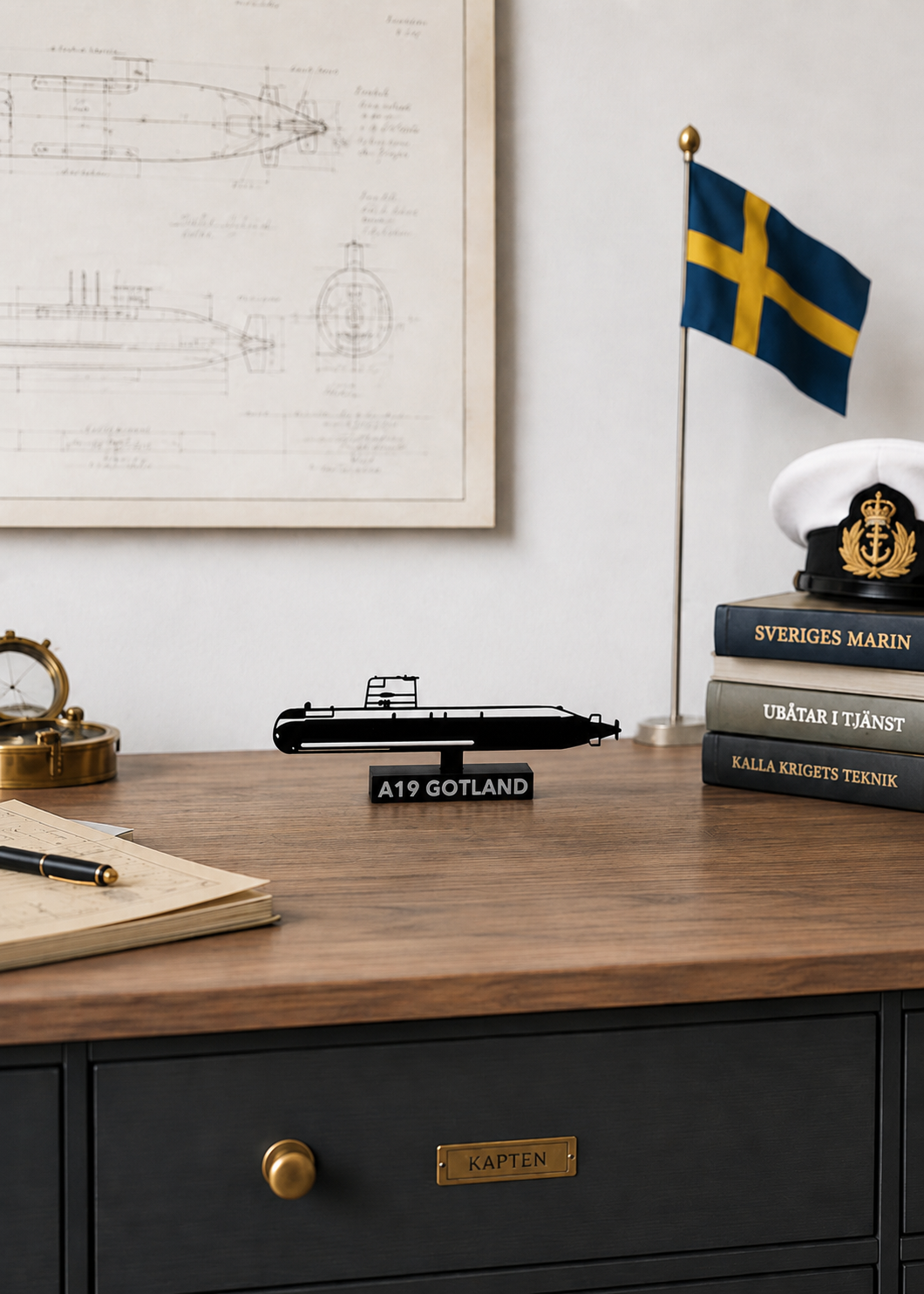 A19 GOTLAND - 3D Printed Scale Model