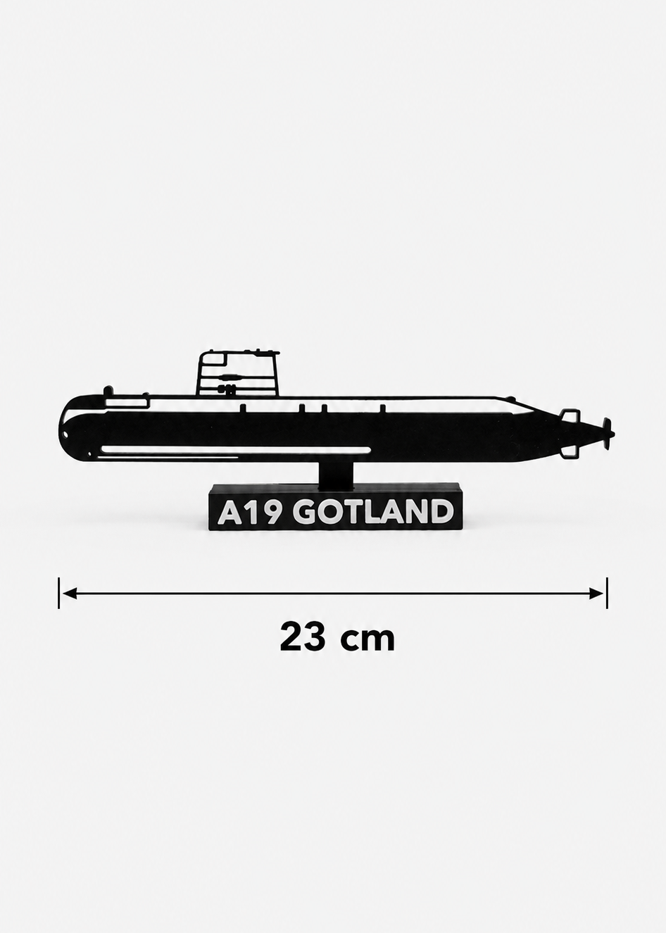 A19 GOTLAND - 3D Printed Scale Model