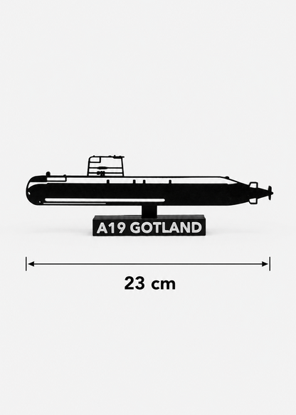 A19 GOTLAND - 3D Printed Scale Model