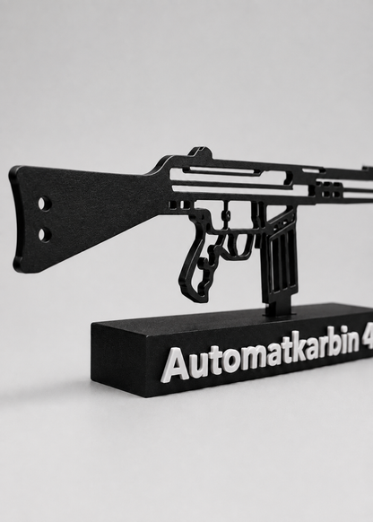 AK4 – Ruotsalainen rynnäkkökivääri (G3-variantti) 3D-tulostettu malli