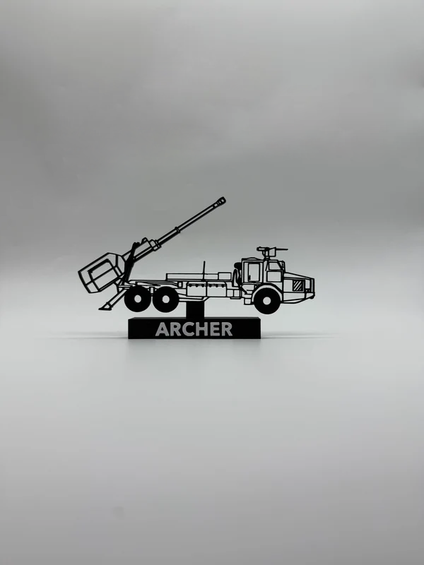 ARCHER - 155 mm - 3D Printed Scale Model