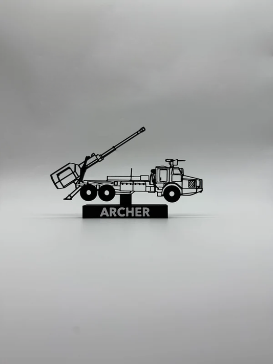 ARCHER - 155 mm - 3D Printed Scale Model