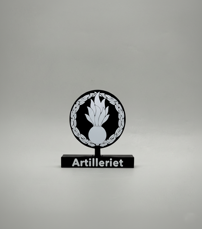 Swedish Artillery Emblem – 3D Printed (Artilleriet)
