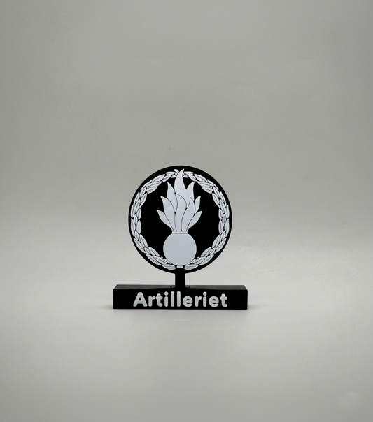 Swedish Artillery Emblem – 3D Printed (Artilleriet)