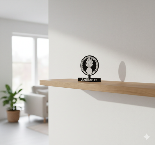 Swedish Artillery Emblem – 3D Printed (Artilleriet)