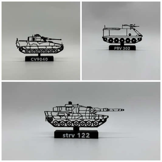 Swedish Armoured Force Pack – CV9040, PBV 302 & Stridsvagn 122