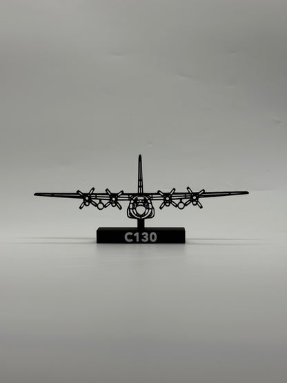 C-130 Hercules – Swedish TP 84 Transport Aircraft (Front View) - 3D Printed Model