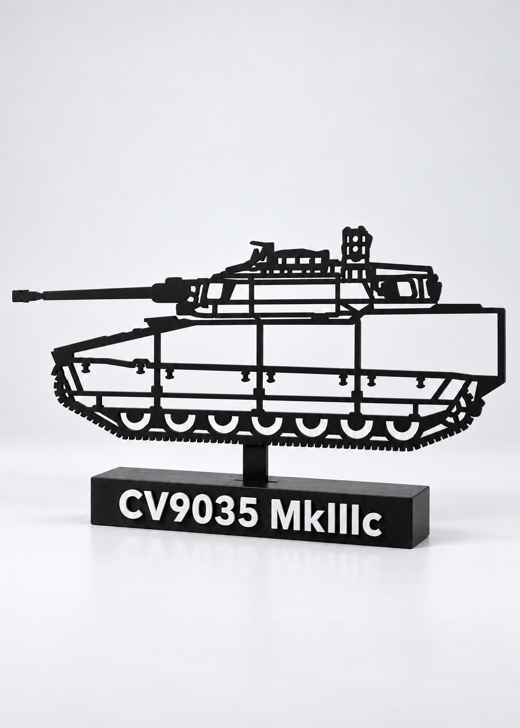 CV9035 MkIII C reinforced profile and original display base, closer studio digital preview.