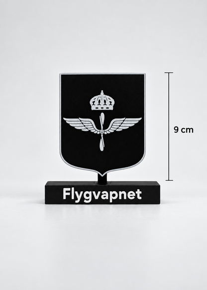Swedish Air Force Emblem – 3D Printed (Flygvapnet)