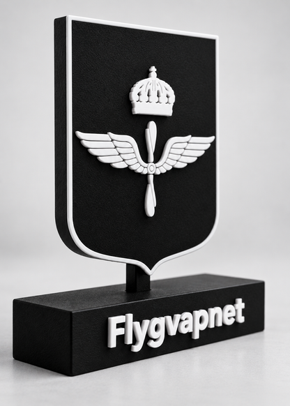 Swedish Air Force Emblem – 3D Printed (Flygvapnet)