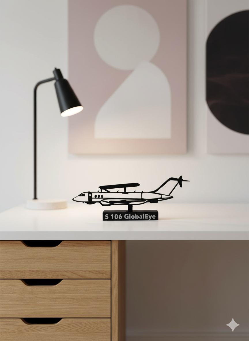 S106 GlobalEye - 3D Printed Scale Model