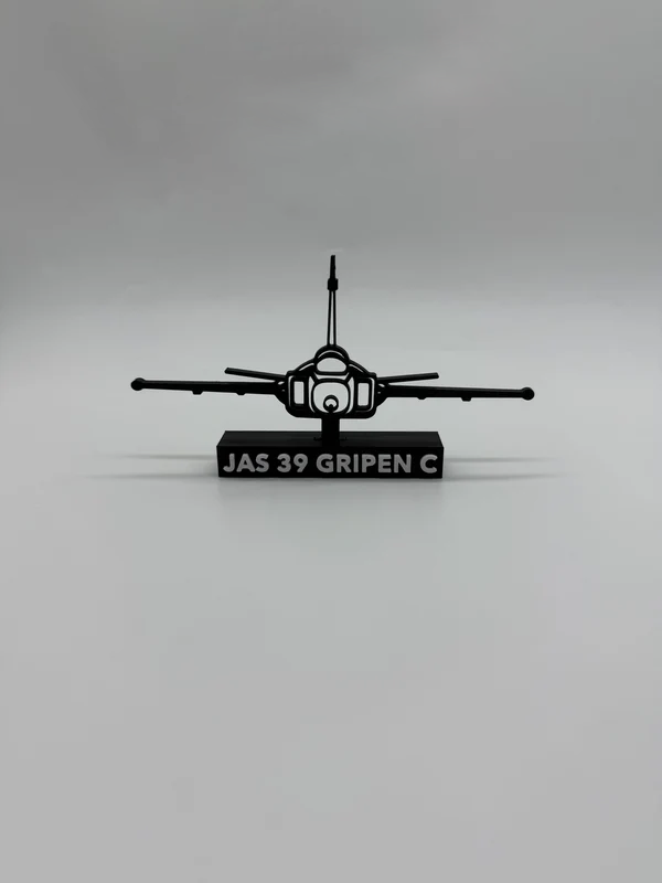 JAS Gripen Fighter Jet Model - Front