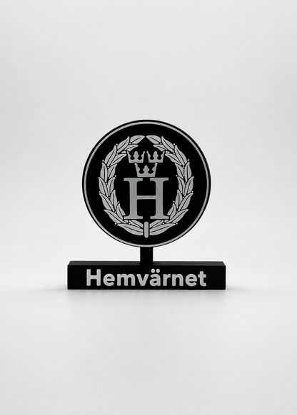 Hemvärnet Emblem – Home Guard (National Security Forces) (3D Printed)