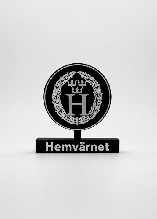 Hemvärnet Emblem – Home Guard (National Security Forces) (3D Printed)