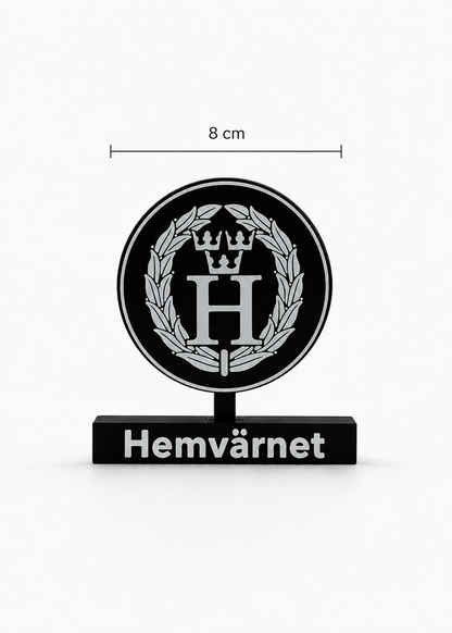 Hemvärnet Emblem – Home Guard (National Security Forces) (3D Printed)