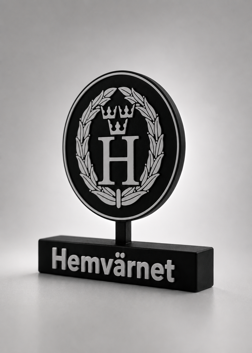 Hemvärnet Emblem – Home Guard (National Security Forces) (3D Printed)