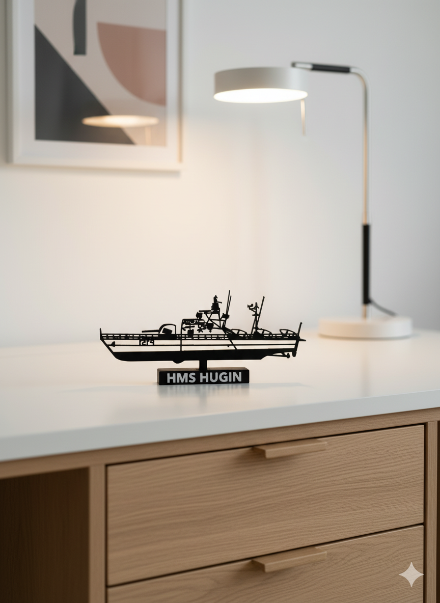 HMS Hugin – Swedish Fast Attack Craft (3D Printed Model)