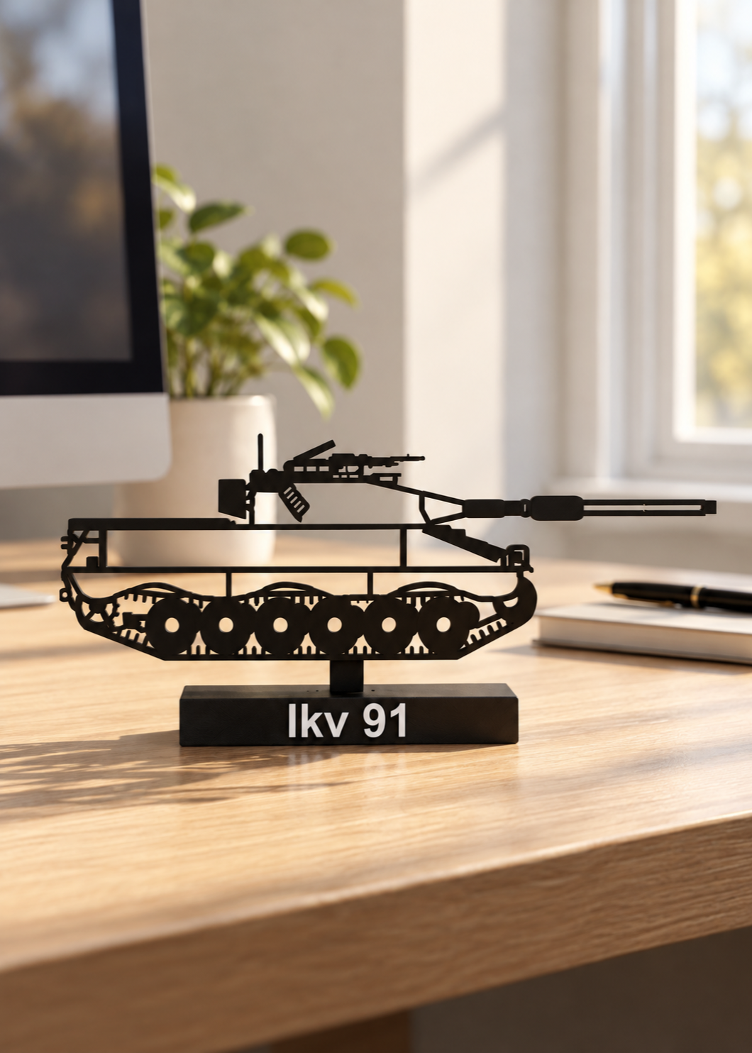 Updated Ikv 91 silhouette in a sunlit home office; digital lifestyle preview.