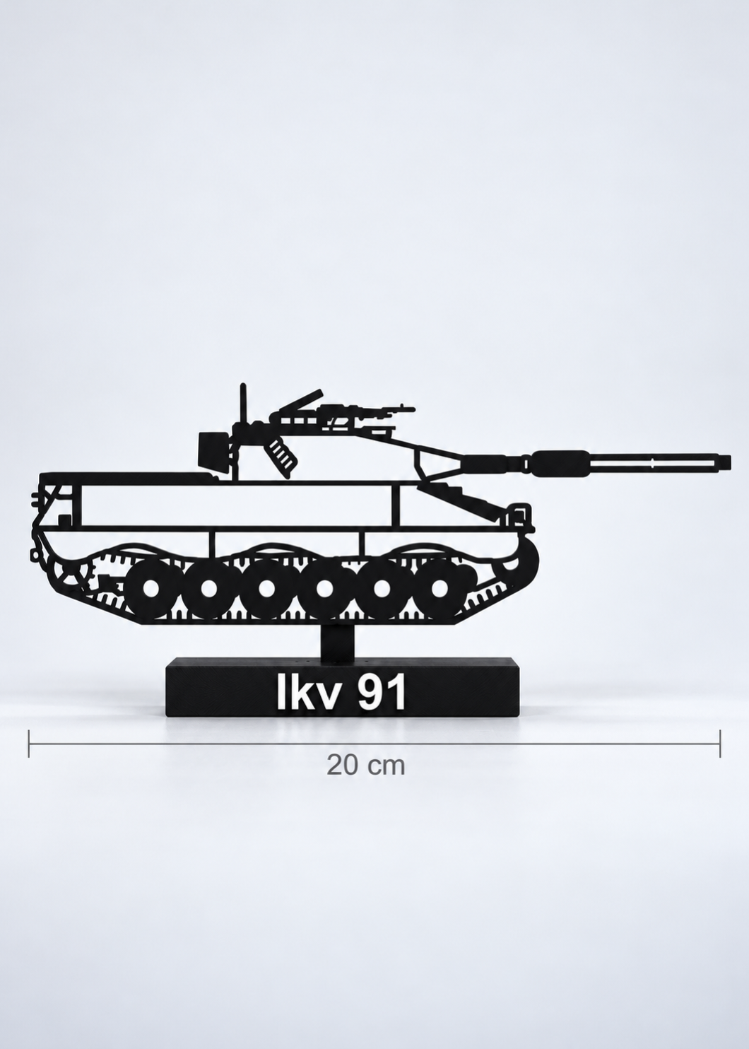 Ikv 91 updated silhouette with approximate 20 cm width guide, rounded from 19.9 cm; digital preview.