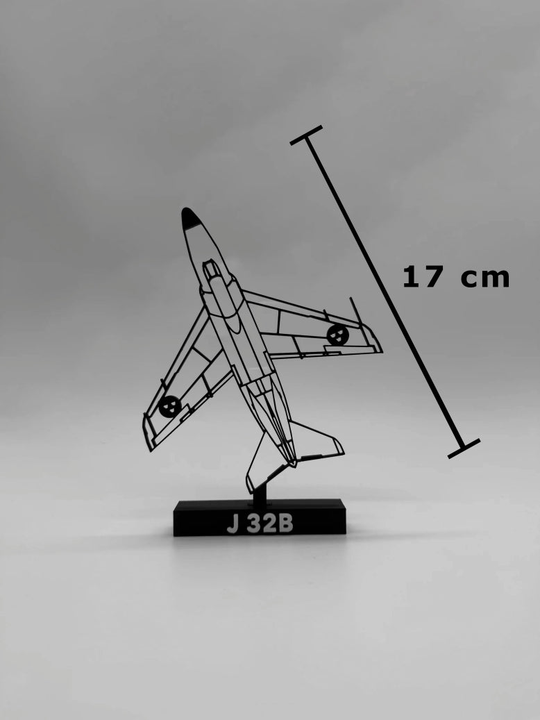 J 32B ”LANSEN” - 3D Printed Decoration Model