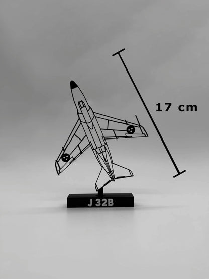 J 32B ”LANSEN” - 3D Printed Decoration Model