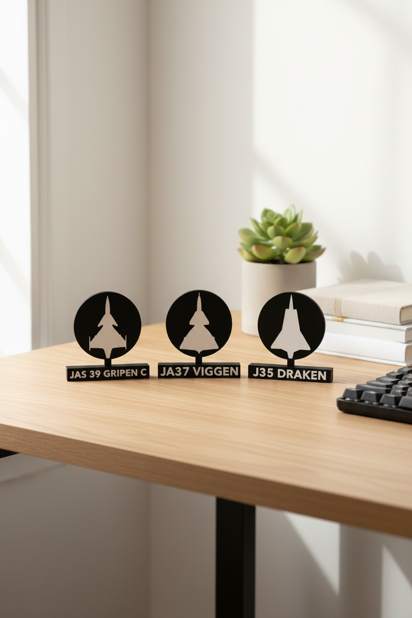 Swedish Fighter Jets Emblem - Bundle Pack