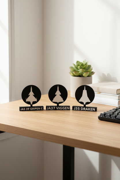 Swedish Fighter Jets Emblem - Bundle Pack