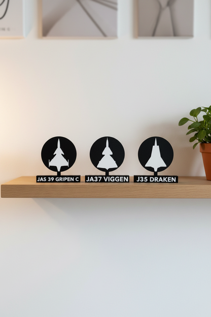 Swedish Fighter Jets Emblem - Bundle Pack